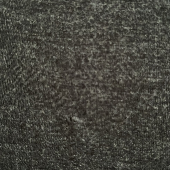 **3 for $30** Vince charcoal short sleeve relaxed fit top with gray trim, small - Picture 5 of 5